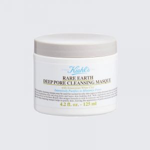 Kiehls White mud cleaning facial mask Apply mud film to remove blackheads, close pores and control oil skin care product