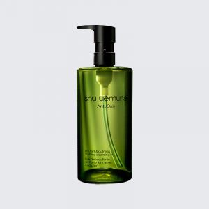 Shu Uemura green tea makeup remover oil brightens skin tone, deeply cleanses pores, and removes dry skin
