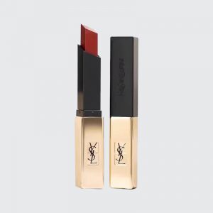 YSL Yves Saint Laurent Small Gold Bar # N ° 1966 Unreplicable Red Brown Mouth Red Lip Paste