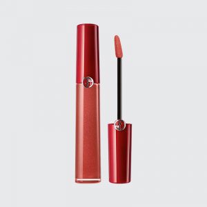 GIORGIO ARMANI Red tube lipstick velvet matte lip gloss # 405 tomato girl